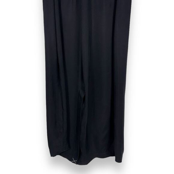 Madewell Dress Womens 12 Black Crisscross High Neck Midi Slip - Picture 10 of 14